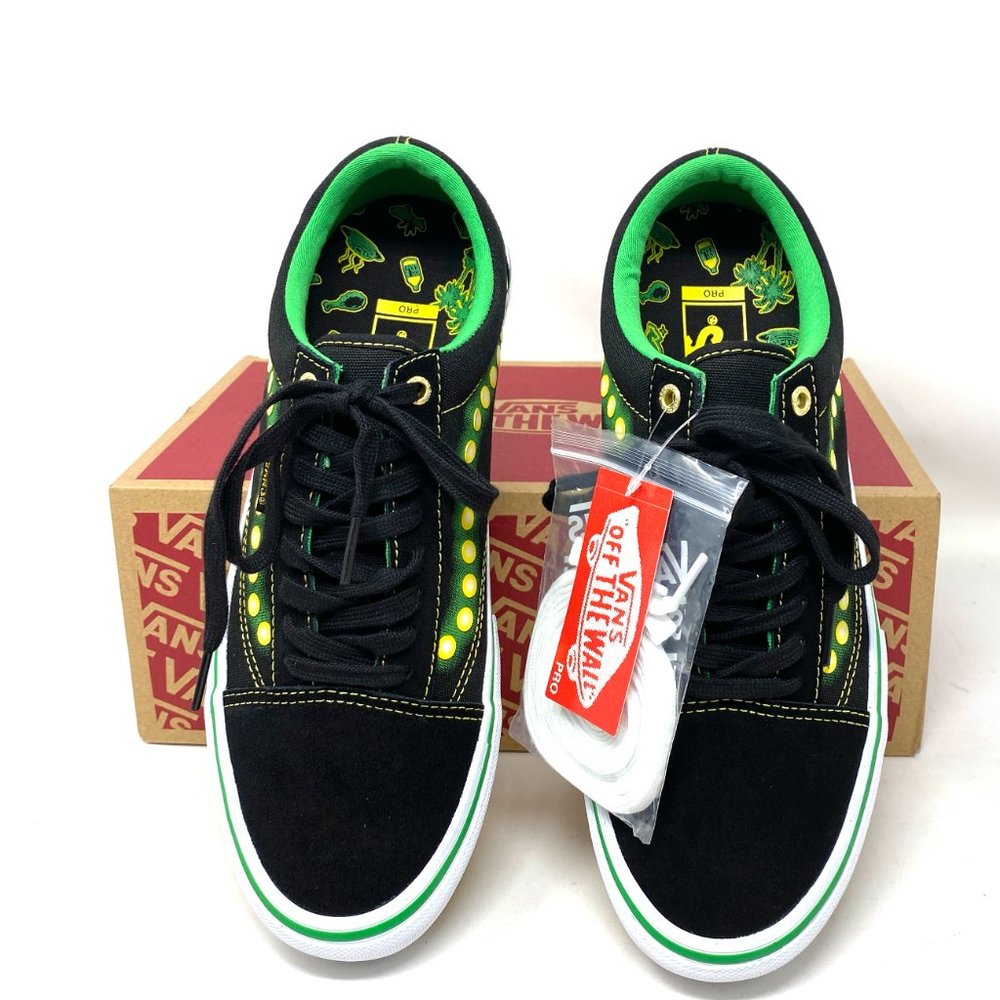 💖MEGA SALE💖VANS Old Skool Pro Shake Junt Black Suede Casual Womens VN0A45JC0V4 - Picture 3 of 11